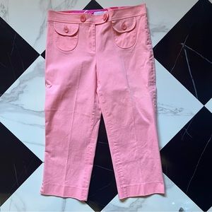 Emilio Pucci Pink Capri Pants Size 10